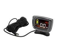 ZDETGU di Retromarcia per Auto con Display LCD 4 Sensori di Parcheggio Rilevamento della Distanza in Tempo Reale Spie di Avvertimento di Costruzione ABS per Un Parcheggio (Gray)