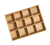 ZDETGU Elegante Ripiano in Legno con Action Figure a 12 Griglie per Camera da Letto, Soggiorno e Studio con Pannello Posteriore (Con pannello posteriore)