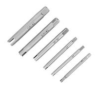 ZDETGU Estrattore per Viti in Acciaio Set di Estrattori per Rubinetti in Acciaio Ad Alta velocità per la Rimozione di Bulloni Arrugginiti e Spelati Rotti con Strumento di Riparazione (6PCS)