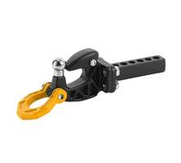 ZDETGU Gancio di Traino per Rimorchio RC Ricevitore per Gancio di Traino in Metallo e Alluminio per SCX10 RC Crawler Parte di Aggiornamento per Accessori di e Trasporto (Yellow)