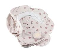 ZDETGU Gonfiabile per il Bagnetto e il Gioco - Seggiolone Portatile Pieghevole per Bambini con Supporto Ergonomico, Valvola a Prova di Perdite, Materiali e Motivi Carini, Sedile da Pavimento per