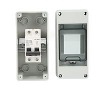 ZDETGU Interruttore in Miniatura 2p 50a DC per Sistemi Fotovoltaici Solari Che Disconnette l'Interruttore con Valutazione 1000 V