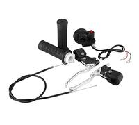 ZDETGU Kit di Controllo Manopole per Moto Leve Freno Acceleratore in Alluminio e ABS con Interruttore di Arresto per Barre da 22 Mm Compatibili con Pocket Bike Moto