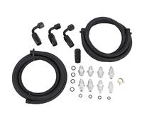 ZDETGU Kit Tubo Flessibile della Pompa del Servosterzo 551082 Include Raccordi 6AN Sostituzione Tubo Flessibile a Bassa Pressione 3 8 Pollici per Motore LS1 LS3