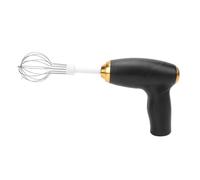 ZDETGU Miscelatore a Mano Cordless Ricaricabile USB - Whisk Elettrico Portatile per Cottura, Cottura e Miscelazione con un Motore Potente (BLACK)