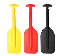 ZDETGU Paddle Kayak Telescopica per Rafting e Canoa, Plastica e Remi in Lega di Alluminio, 53-108,5 Cm (Pala telescoping Gialla)