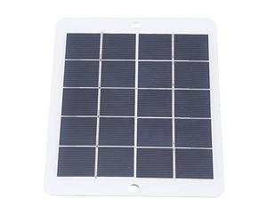 ZDETGU Pannello Solare Monocristallino da 3 W 5 V Portatile Ed Efficiente per Luci a LED Dispositivi Mobili Campeggio Esterno Escursionismo Viaggi Alimentazione di Emergenza