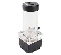 ZDETGU Pompa di Raffreddamento per Computer Velocità 800L/H Testa della Pompa 4M Anodo di Alluminio PMMA POM Integrato per di Raffreddamento del PC Dissipazione del Calore Ad Alta Efficienza (BLACK)