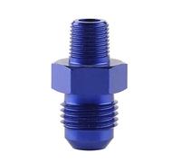 ZDETGU Raccordo Adattatore Diritto da Svasatura Maschio AN6 in Lega di Alluminio a 1/8" NPT per Sistemi di Alimentazione e Olio Soluzione di Trasferimento del Fluido con Collegamento Sicuro e Senza