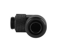 ZDETGU Raccordo di Raffreddamento con Filettatura G1/4 Gomito Ad Angolo Retto a 90° per PC Raffreddamento a Liquido Connettore in Rame Nichelato Adattatore per a Prova di Perdite Componente del di