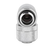 ZDETGU Raccordo di Raffreddamento con Filettatura G1/4 Gomito Ad Angolo Retto a 90° per PC Raffreddamento a Liquido Connettore in Rame Nichelato Adattatore per a Prova di Perdite Componente del di