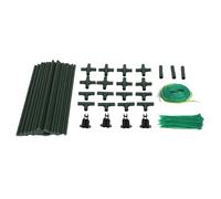 ZDETGU Robusto Supporto per Piante di Cetriolo con Telaio Ad A con Rete da Arrampicata in Nylon per Frutta e Verdura, Telaio da Giardino in Tubi d'acciaio per la Crescita della Vite all'interno e