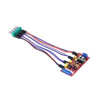 ZDETGU Scheda di Controllo del Modulo Preamplificatore NE5532 con Bilanciamento del Volume dei Bassi e degli Alti per Sistemi Stereo con Amplificatore Fai-da-te Miglioramento del Suono Home Theater