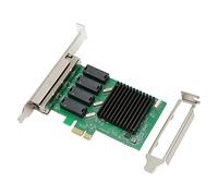 ZDETGU Scheda PCIe Adattatore Gigabit Ethernet 10/100/1000Mbps per PC Desktop e Server, Scheda di Rete PCI con compatibilità Verso il Basso, Installazione Plug & Play