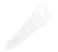 ZDETGU Set da 6 Tasche per Rete da Tavolo da Biliardo, Ricambio in Rete di Cotone per Tavoli da Biliardo, Misura Universale per Club e Sale Giochi Domestiche (White)