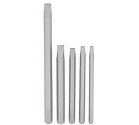 ZDETGU Set di 5 Scalpelli in Acciaio Legato, Utensili per Foratura a Codolo Dritto, per Calcestruzzo, Pietra e Lavorazione del Legno Scalpello per Legno, Scalpello per Foratura, Kit Trapano per