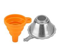 ZDETGU Set di Imbuti per Stampante 3D con Rete per Imbuto in Silicone Riutilizzabile Fotopolimerizzante Fotosensibile e Compatibile con Bottiglie da 15 Mm