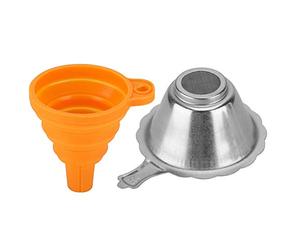 ZDETGU Set di Imbuti per Stampante 3D con Rete per Imbuto in Silicone Riutilizzabile Fotopolimerizzante Fotosensibile e Compatibile con Bottiglie da 15 Mm