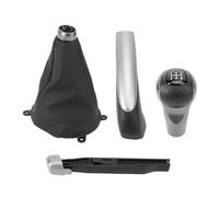 ZDETGU Set Pomello Manuale 5 Pezzi Pomello ABS Premium con Cuffia per Trasmissione a 5 velocità Migliora il Comfort di Guida e Si Adatta Ai Numeri OE 54102-SNA-A01/A02 Aggiorna gli Interni della