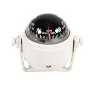 ZDETGU Strumento di Navigazione Marina con Staffa Voyager con Precisione per Barche, Auto e Camion Design ABS Guida Direzionale Affidabile per Viaggi Via Terra e Via Mare (WHITE)