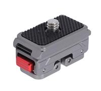 ZDETGU Supporto a Sgancio Rapido per Action Cam Pro 2 X4 X3 X2 GO3 con Base Magnetica e Adattatore per Treppiede a Vite da 1/4 Pollici