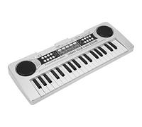 ZDETGU Tastiera Elettronica per Bambini a 37 Tasti con 8 Suoni di Strumenti, Ritmi e Microfono - Pianoforte Giocattolo Adatto Ai Bambini per Principianti, Apprendimento Musicale Ed Esercitazione