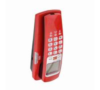 ZDETGU Telefono Fisso Fisso per Telefono con ID Chiamante FSK/DTMF Standard 30 Numeri Volume di Archiviazione Controllo Anti-jamming per la Casa Domestica (rosso)