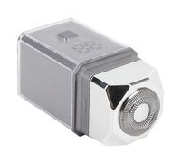 ZDETGU Terrimer per Barba da Viaggio per Uomini Silenziosi di Barba Elettrica Portatili Non Senza Alcun (SILVER)