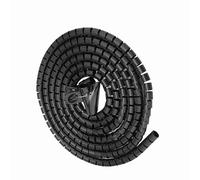 ZDETGU Tervo di Gestione del Cavo del Cavo del a Spirale Flessibile per Protezione per Protezione Manica per il Monitoraggio del Computer TV con Soluzione di Zip con (3,0 m*16mm)