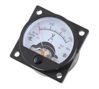 ZDETGU Voltmetro Rotondo Misuratore da Pannello Analogico per Misurazione Accurata della Tensione CA 0-300 V, Struttura in ABS, Quadrante di Facile Lettura per Test Elettrici e Manutenzione