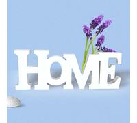 ZDFDC Lettere In Legno Decorazione - Home Scritte In Legno Home Decor,In Piedi Decorazione In Legno Bianco 10×30cm