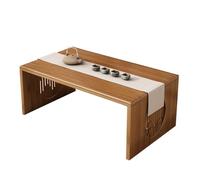 ZDFTGKM Tavolino da caffè giapponese pieghevole basso in stile country per sedersi sul pavimento (23,6 x 14,6 30 cm)