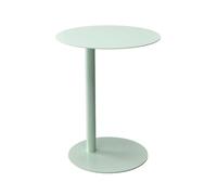 ZDFTGKM Tavolino rotondo in metallo colorato nordico con elegante lato scandinavo piccolo appartamento caffè mini angolo verde frutta 40,6 cm L x P 63,5 cm H