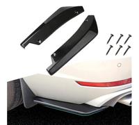 ZDHXZYQ Diffusore per paraurti Posteriore per Auto, Canard Diffusore Avvolgere Angolo Splitter Spoiler Posteriore Auto per Audi A5 S5 RS5 B9 B8 B8.5,A-Black