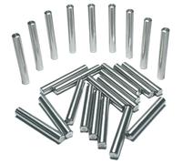 ZDingTech 25 perni di tassello in metallo da 5 mm x 35 mm, M5 5 mm, per mensole, mensole di supporto, asta in metallo da 5 mm x 35 mm. Pioli in acciaio inox 304 per letto a castello