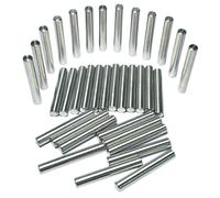 ZDingTech 35 perni di tassello in metallo da 6 mm x 40 mm, M6 6 mm, per mensole, ripiani di supporto, asta in metallo da 6 mm x 40 mm. Pioli in acciaio inox 304 per letto a castello