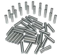 ZDingTech 52 perni di tassello in metallo da 5 mm x 20 mm, M5 5 mm, per mensole, mensole di supporto, asta in metallo da 5 mm x 20 mm. Pioli in acciaio inox 304 per letto a castello