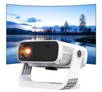 Zdk Proiettore intelligente 2025 con WiFi e Bluetooth, mini proiettore portatile per home theater, compatibile con Netflix, 1080p 4k, Keystone automatico, smartphone, HDMI, USB, Av, Fire Stick, PS5