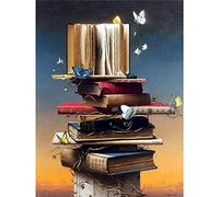Zdklfm69 Dipingi con i Numeri Dipingere con i Numeri Fantasy Book Paesaggio Pittura a Olio Immagini dai Numeri Fai da Te per la Decorazione Domestica Regalo 40x50cm
