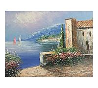 Zdklfm69 Dipingi con i Numeri Dipingere con i Numeri Paesaggio Disegno su Tela Quadri Fai da Te con i Numeri Paesaggio Dipinto a Mano Pittura casa Decorazioni per la casa 40x50cm