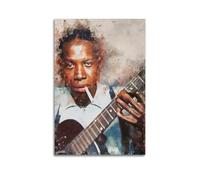 ZDKYSLA Poster artistico da parete di Robert Johnson, stampa artistica su tela, motivo musica e film, decorazione per soggiorno e camera da letto, 50 x 75 cm, senza cornice