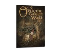 ZDKYSLA Poster da parete con immagine di anime, decorazione artistica da parete su tela, motivo: "Over the Garden", decorazione artistica da parete per salotto e camera da letto, 20 x 30 cm, con