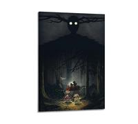 ZDKYSLA Poster da parete con immagine di anime, decorazione artistica da parete su tela, motivo: "Over the Garden", decorazione artistica da parete per salotto e camera da letto, 20 x 30 cm, con