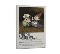 ZDKYSLA Poster da parete con immagine di anime, decorazione artistica da parete su tela, motivo: "Over the Garden", decorazione artistica da parete per soggiorno e camera da letto, 40 x 60 cm, con