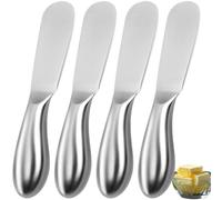 ZDL Coltello da burro e crema in acciaio inossidabile, set di 4 spalmatori