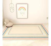 ZDLLDZ Tappeto per camera da letto dei bambini, motivo: ragazza arcobaleno, grande tappeto per soggiorno, arredamento per la casa (180x240 cm/lavabile)