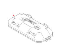 ZDLM36ALCM GIVI Coperchio sinistro DLM36ASX in alluminio montato