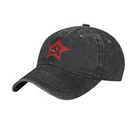 Zdlwaisw Yifhdes - Cappello da baseball unisex regolabile con falce da martello comunista dell'URSS, Nero , Taglia unica