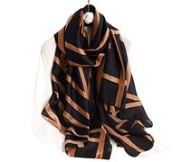 ZDMHSH Sciarpe alla moda Sciarpa Sciarpa 100% Seta Feeling Sciarpa Seta Come Sciarpe Lunghe Leggeri Scialli Protezione Solare per le Donne, A54, taglia unica