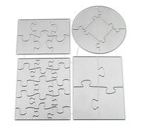 ZDNT Fustelle Stencil Cutting Dies Fustelle per Puzzle Stencil Fustelle Stencil Metallo Muore Puzzle Goffratura Scrapbooking per Fai da Te Scrapbooking Carta di Carta Goffratura Craft Decor